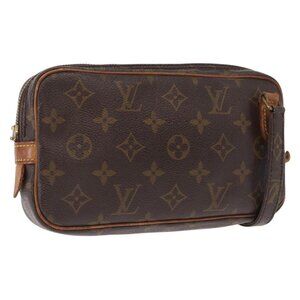 Authentic LOUIS VUITTON Monogram Marly Bandouliere Shoulder Bag M51828 LV